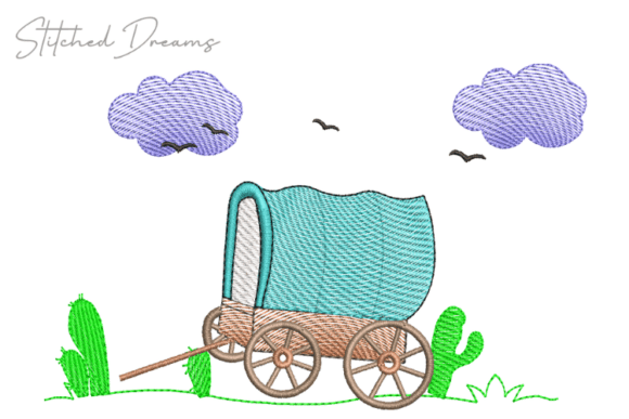 Evaluating the Horse Carriage Embroidery Design