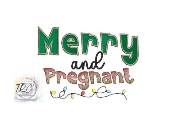 Merry and Pregnant Applique: A Seller’s Review