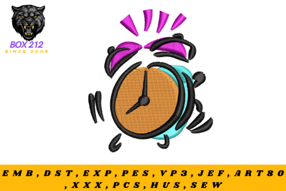 Review: Alarm Clock Digital Embroidery for Holiday Gifts