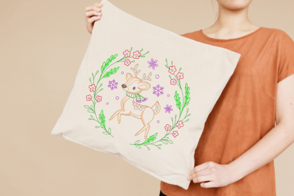 Review: Elegant Deer Embroidery Design for Makers