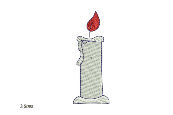 Review: Flame Candle Machine Embroidery Design