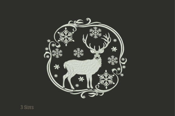 Review: Graceful Snow Deer Embroidery for Winter Projects