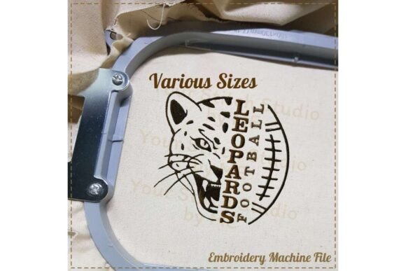 Review: Leopard Football Embroidery Design for Real Projects