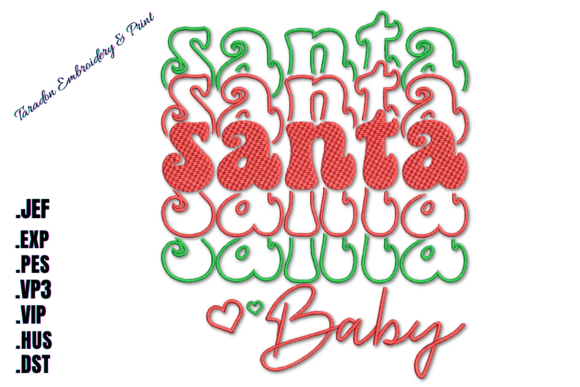Review: Santa Baby Machine Embroidery Design