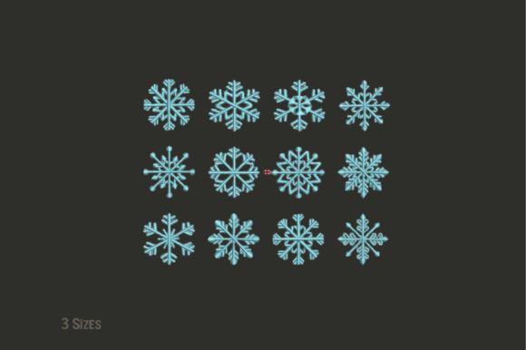 Review: Snowflakes Machine Embroidery Design Set
