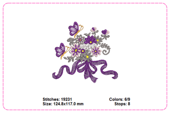 Reviewing Flowers Butterfly Embroidery Designs for Etsy
