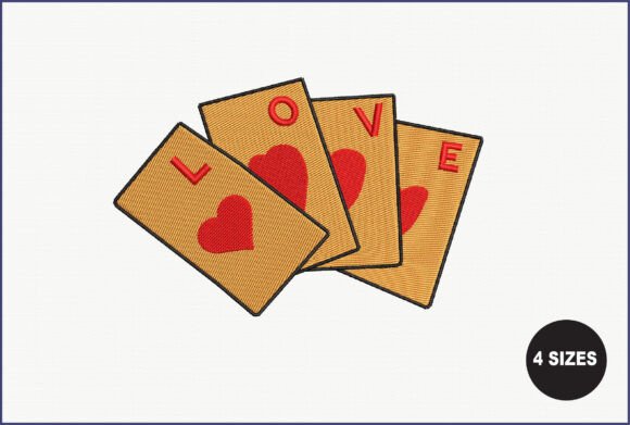 Reviewing LOVE Playing Cards Embroidery for Craft Fairs