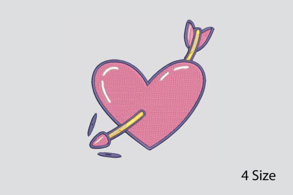 Reviewing the Love Broken Heart Embroidery Design
