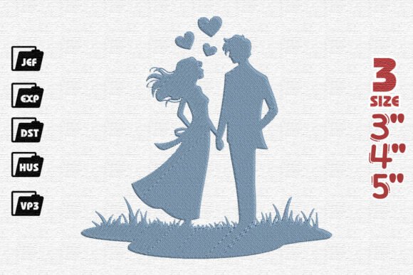 Reviewing the Romantic Duo Embroidery Design