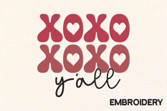 Reviewing XOXO Y all Embroidery Design for Boutique Sweatshirts
