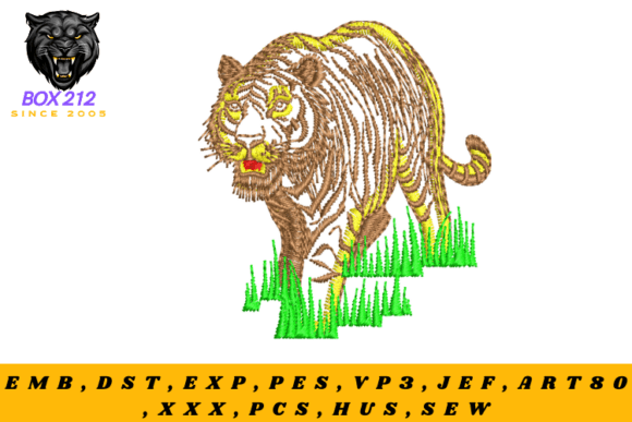 Tiger Digital Embroidery Design: A Craft Fair Review